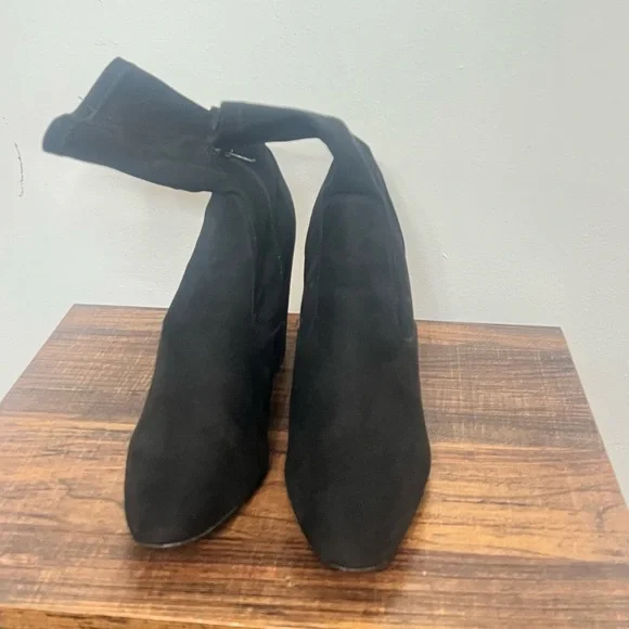 Ivanka Trump Black Ankle Boots - Picture 8 of 13